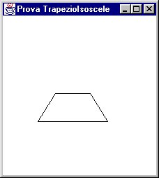 Figura 1 - Visualizzazione del trapezio isoscele