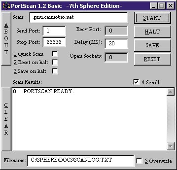 Figura 1 - Single IP port scanner