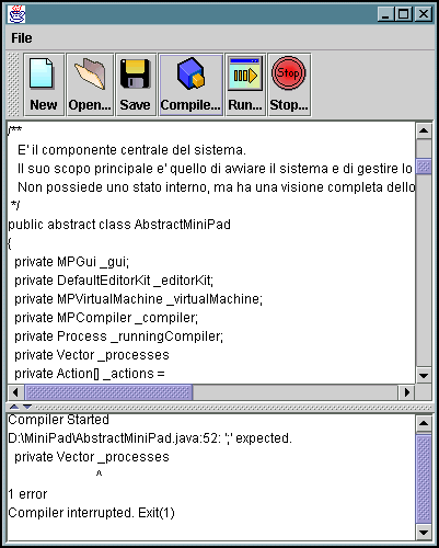 Figura 6 - Screenshot dell'applicazione