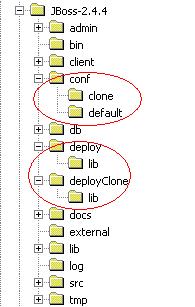 Figura 4 - Separazione delle cartelle di Deploy