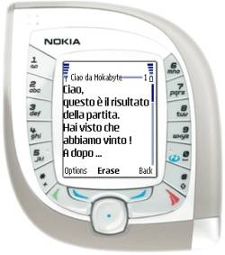 Figura 1 - L'emulatore per gli MMS, il Nokia 7600