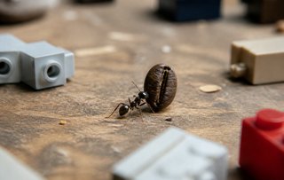 Ant, la formica operosa che beve caffè