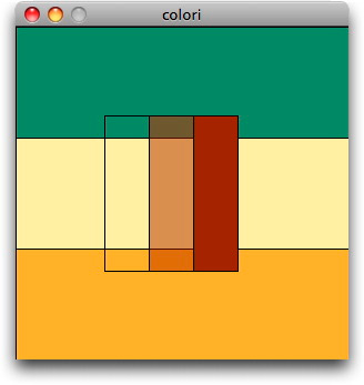 Figura 2 - Esempio di colori con alpha channel