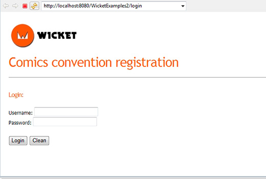 Figura 1 - Login page