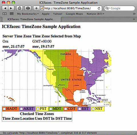 Figura 4 - Tutorial "TimeZone".