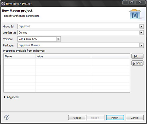 Figura 4 - Definizione dell'identificativo del plug-in