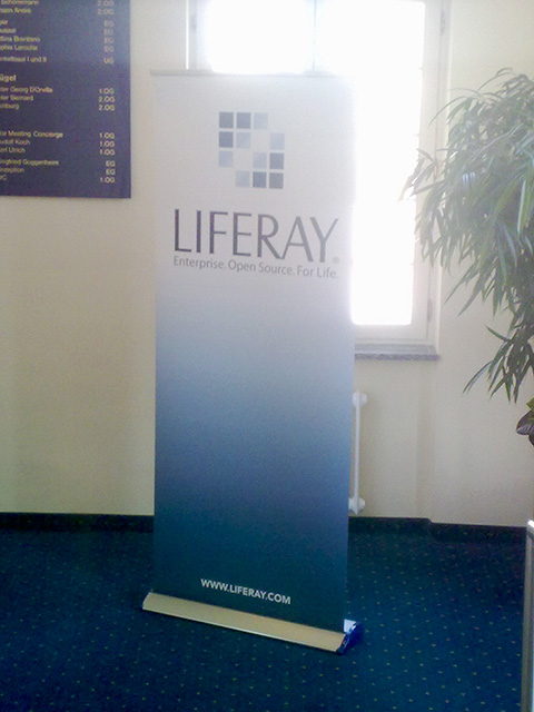 Figura 1 - Il Liferay European Symposium 2010 a Francoforte.