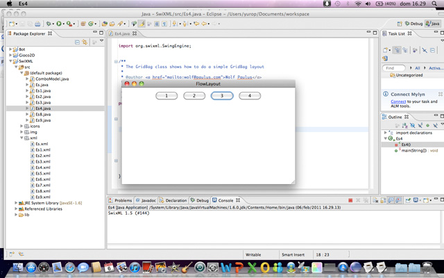 Figura 9 - L'implementazione del FlowLayout.