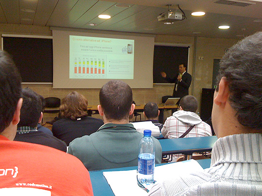 Figura 3 - La presentazione di Sony.