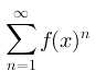 Figura 9 - La rappresentazione di una sommatoria.