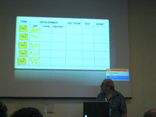 Figura 2 - Scrumban, ossia la fusione metodologica tra Scrum e Kanban.