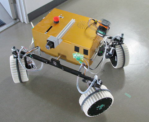 Figura 9 - Quando El Dorado si trova in configurazione ROTATING, (ruote a 45°) l’utente può modificare l’orientamento del rover senza alterare la sua posizione.