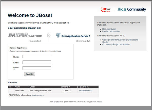 Figura 5 - Welcome to JBoss!.