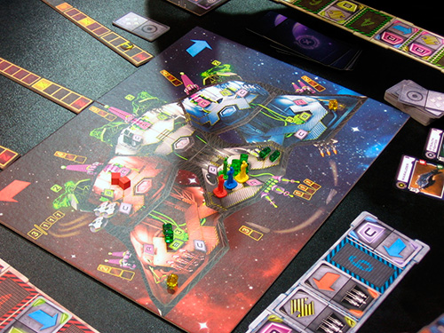Figura 2 - La plancia di gioco di Space Alert.
