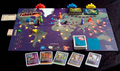 Figura 4 - La plancia di gioco di Pandemia.