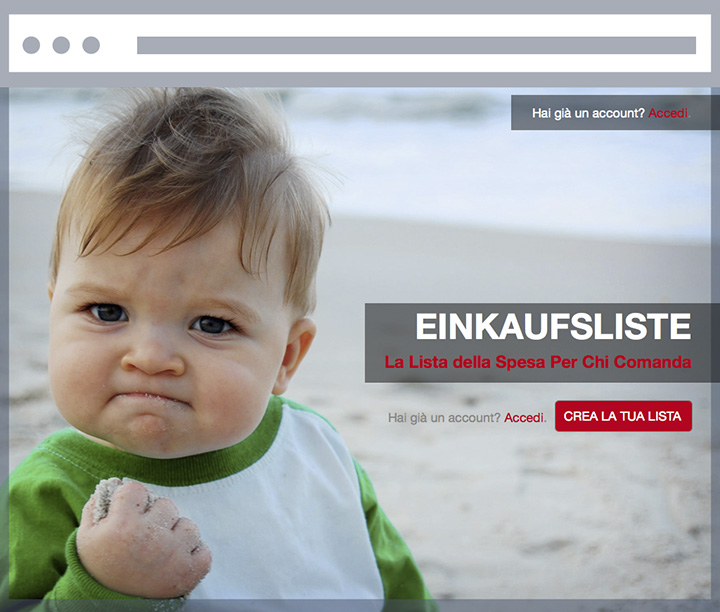 Figura 6 - La homepage.
