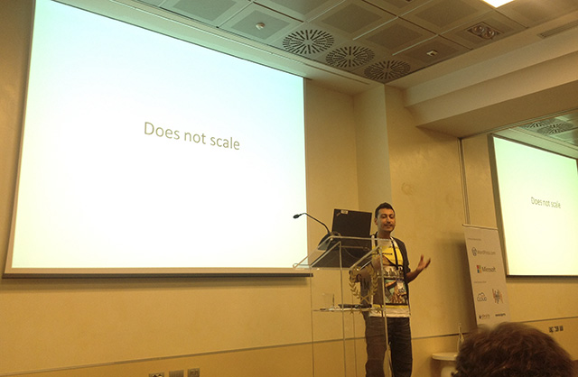 Figura 5 - Domenico Musto e la Event Driven Architecture.