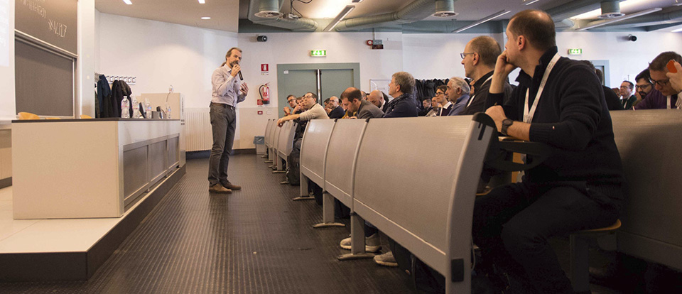 Il keynote di apertura in cui Andrea Provaglio ha parlato di leadership in contesti agili.