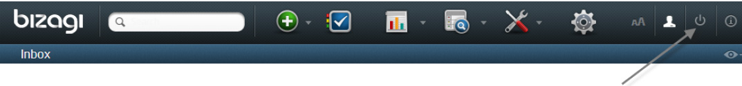 Tasto di logout.