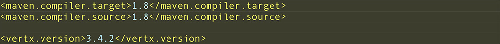 Figura 6a – Il file pom.xml generato automaticamente.