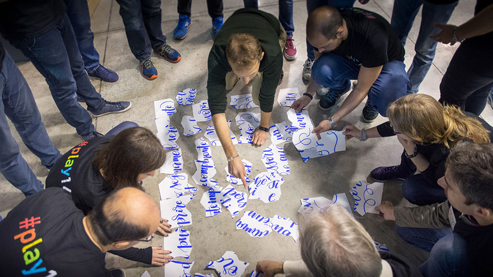 #play14 è un’esperienza svolta in uno spirito divertente e collaborativo.