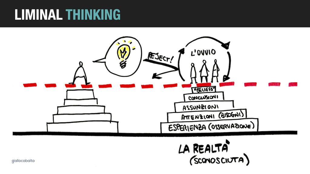 Figura 4 - Un’idea che non fa parte del nostro ovvio ci appare strana e in genere viene rifiutata.