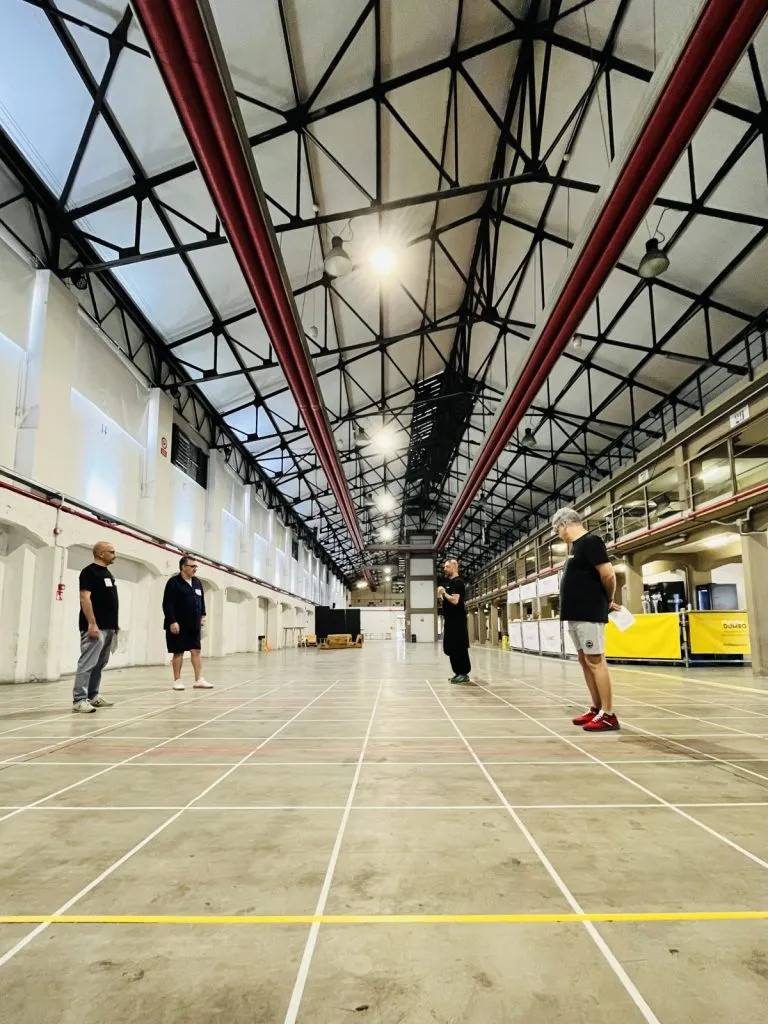 Figura 3 - Il recupero di edifici in chiave postindustriale fornisce spazi adeguati per eventi come #play14.